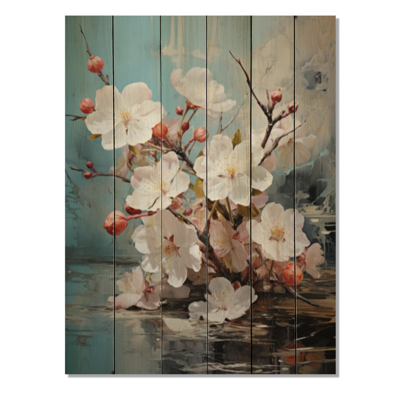 Asian Art Eastern Elegance VI - Impression sur bois sans cadre, H 40 po x l 30 po x P 0,78 po