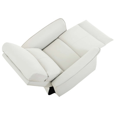 360° Swivel Rocker Recliner Chair With Pull Ring, Glider For Nursery And Living Room, Comfortable And Versatile Seating Solution