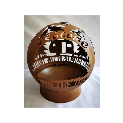 Gerardo Round Iron Wood Burning Fire Pit
