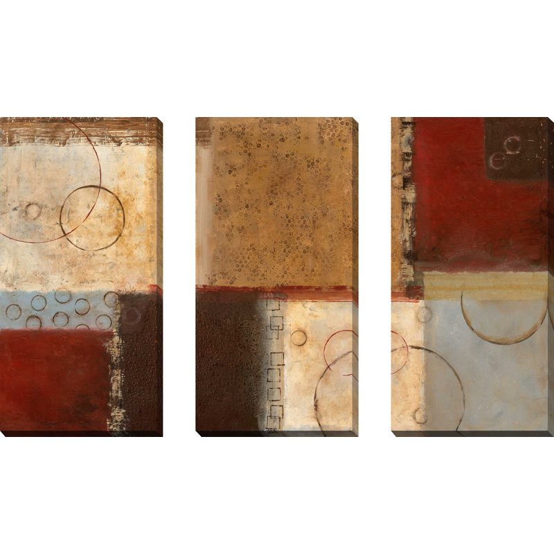 "Seasons Go Round II", ensemble de 3 impressions sur toile