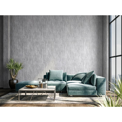 Urban Classics Collection Brera Metallic Abstract Distress Wallpaper Roll