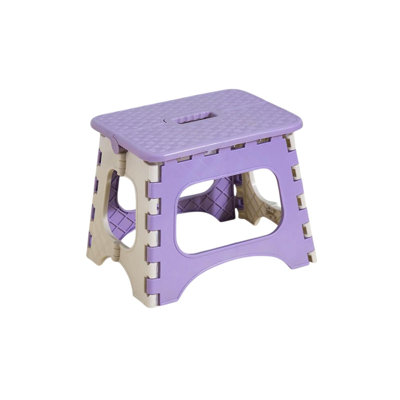 Plastic Folding Stool Outdoor Folding Stool Mini Low Stool Portable Folding Plastic Stool For Travel Thickened Portable Stool