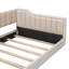 Lit de jour simple rembourré de taille XL et poche de rangement latérale-117092441-117092438