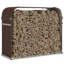 Porte-bûches en acier galvanisé 47,2 po x 17,7 po x 39,4 po-197200411