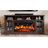 Fireplace TV Stand for 85" TVs with Electric Fireplace, Farmhouse TV Console & Entertainment Center -35781169