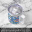 Tasse en acier inoxydable avec couvercle 12 oz.