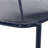 Stackable Chairs Pair , Matte Navy Blue Iron Proficiency, Handcrafted Details Installed, 26" X 22.38" 26", Seat 18" 19.5" 12.5 Collection, Workmanship, Deployed,