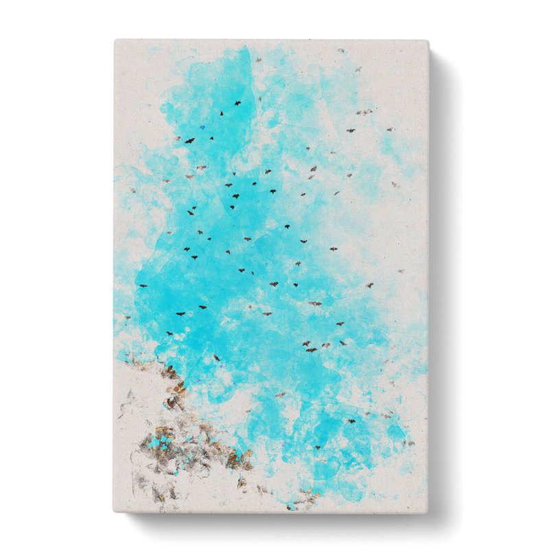 Flying Bats in Rwanda - Wrapped Canvas Painting, 91cm H x 60cm W x 3cm D