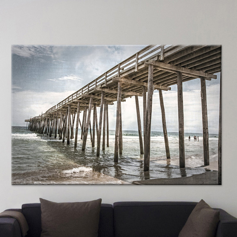 «Old Wooden Pier» par Lillis Werder - reproduction de photo sur toile