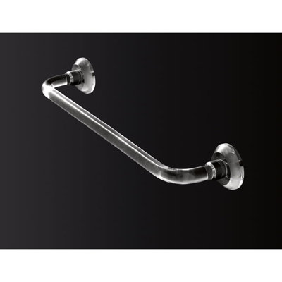 Luce 13.39 " Plastic Wall Towel Bar