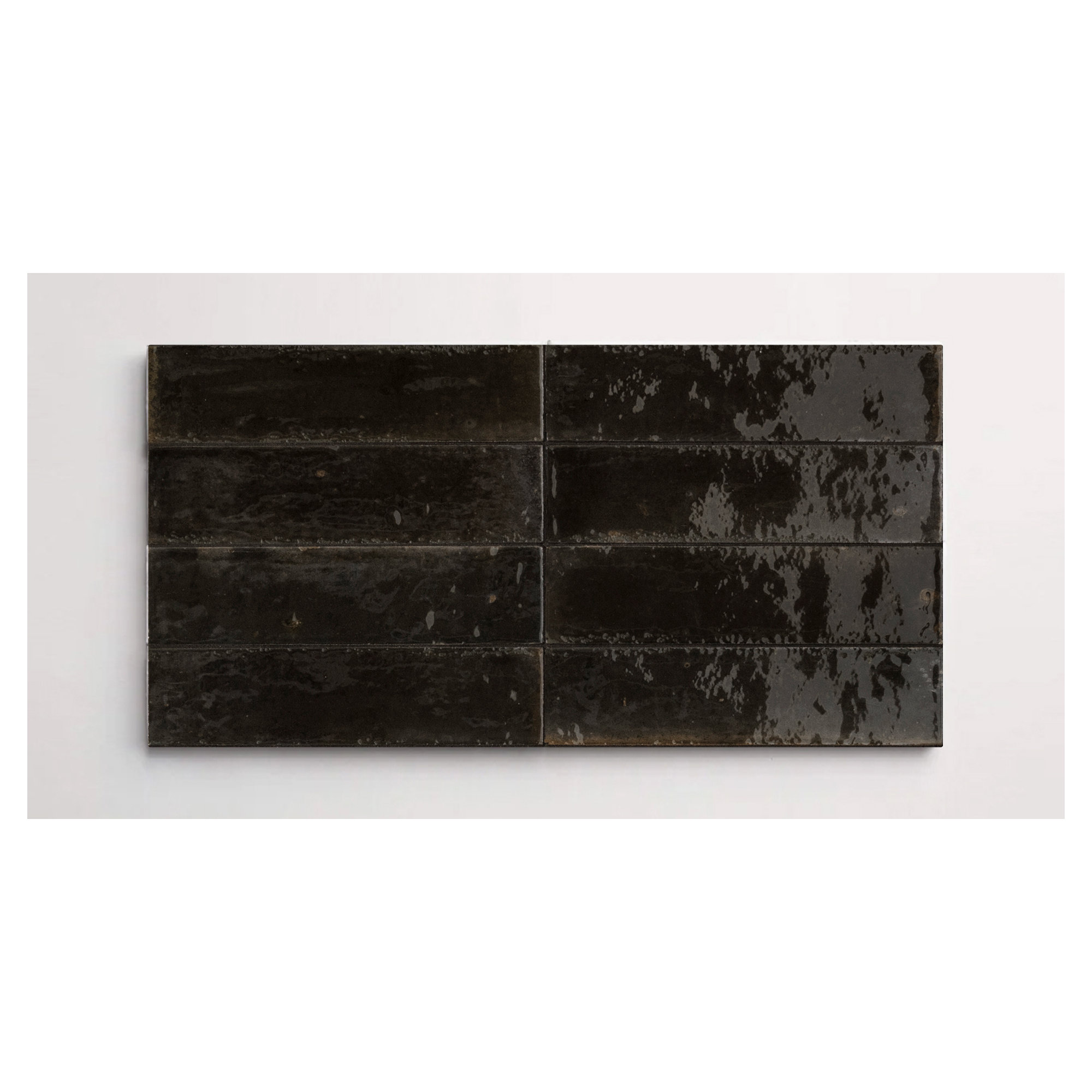 Flatiron 2 3/8" x 9 7/16" Glossy, Nero Portoro