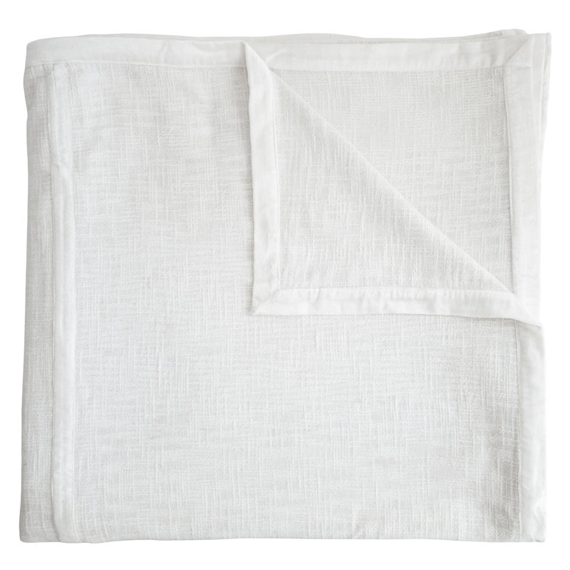 Chunky Coverlet, King Coverlet, White