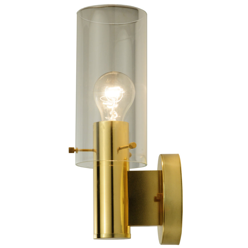Cilindro Solid Brass Armed Sconce