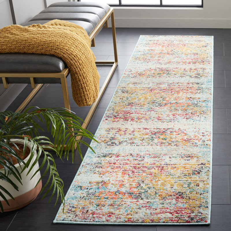 Monaco Performance Abstract Rug, Runner 2'2" x 8'