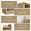 Armoire à chaussures 74,9 po Modern Minimalisme