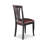 9 Piece Dining Room Table Set Includes an Oval Kitchen Table with Butterfly Leaf and 8 Faux Leather Dining Chairs, Black & Cherry-585585178-551914207