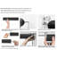 Rideaux occultants et imperméables gris à protection UV pour la maison et le bureau-75189227-74466086