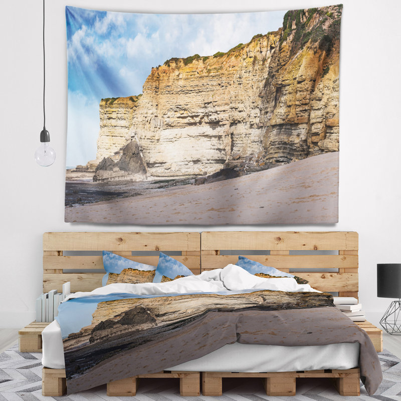 Tapisserie panorama portugaise côte atlantique, H 50 po x l 60 po