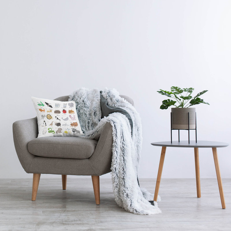 Polyester Throw Square Pillow Cover & Insert