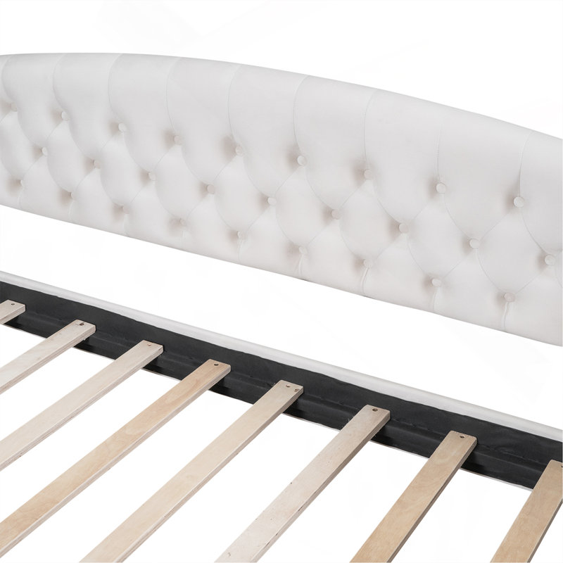 Lit de jour capitonné Modern Luxury, Beige