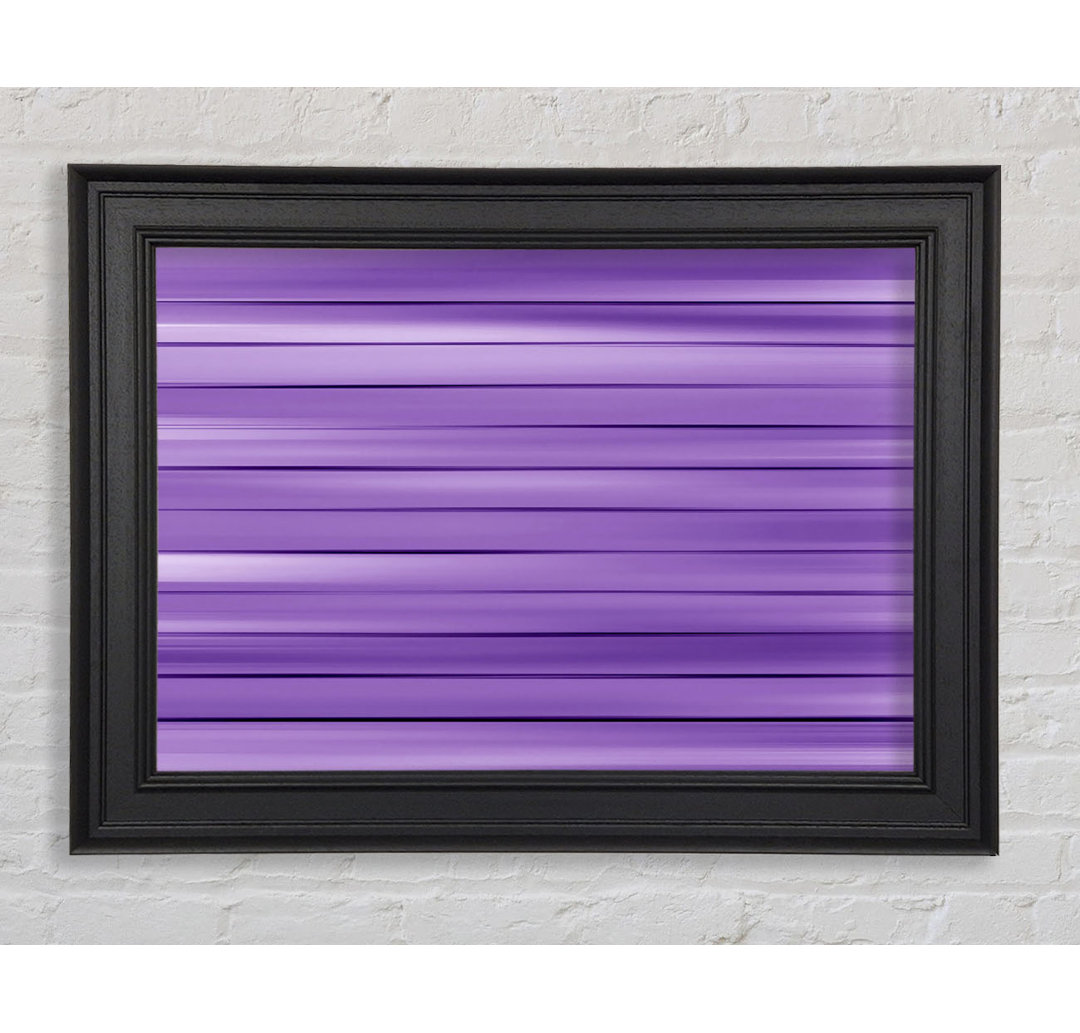 Gerahmtes Wandbild Just Purples