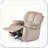 Luxurious Manual Recliner Skin-Friendly Fabric Dual Cup Holders Comfortable Stylish
