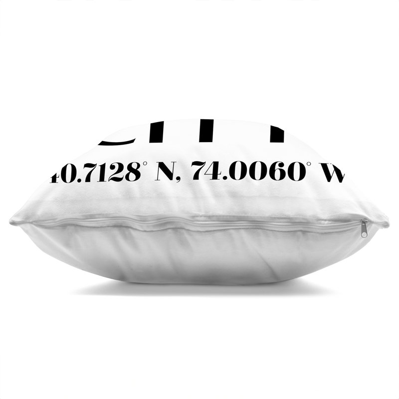 Coussin décoratif imprimé Urban NYC par Annabelle Hall