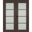 Porte française double en verre givré Avon 4 Lite Active 4 Lite-92973510-92973515-92973519