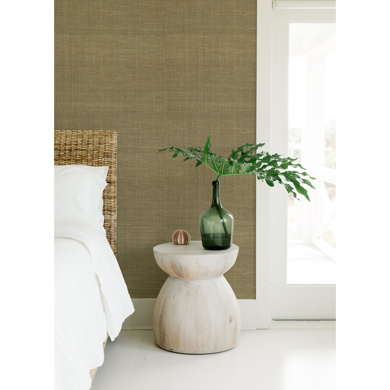 Twine Grass Cloth Wallpaper Roll, Brown