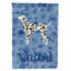 Caniche en polyester à 2 côtés 40 x 28 po standard welcome drapeau maison-957493100
