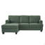 Canapé en L 86 po avec organiseur d'accoudoirs, canapés à 3 places avec repose-pieds mobile, canapé modulaire avec coussin épais, canapés modulaires en lin-1184226520