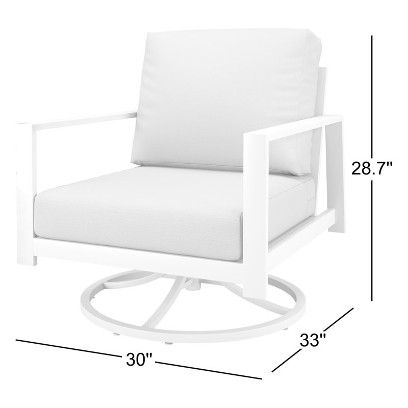 Townsend Metal Outdoor Rocking Chair With Sunbrella Cushion, Spectrum Cilantro