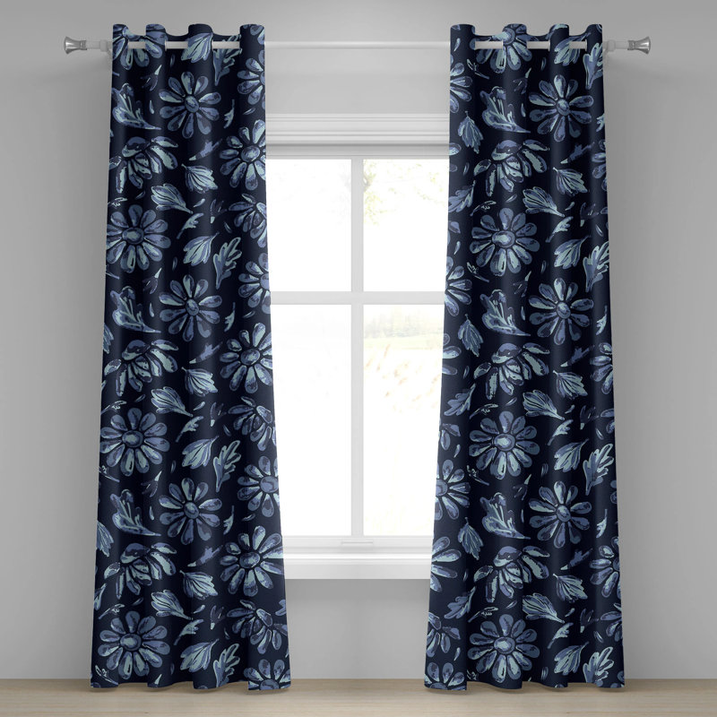 Delfred Semi Sheer Curtain Pair