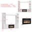 Media Centre With Electric Fireplace Heater-2062971266