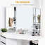 Ensemble coiffeuse avec miroir-1422277391