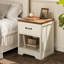 Ensemble de chambre à coucher 2 pièces Kingsley - Commode 7 tiroirs et 2 tables de chevet avec tiroir et tablette ouverte-1991796543
