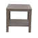 Aluminum End Table With Shelf