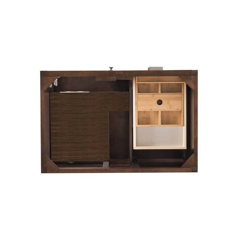 Addison 36'' W Single Bathroom Vanity Base, Mid-Century Acacia