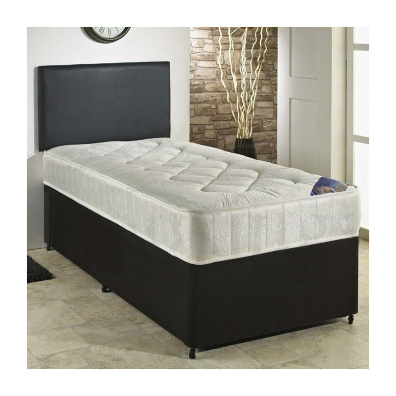 Hadriana Coilsprung Divan Bed Set, 2 Drawers, Small Single