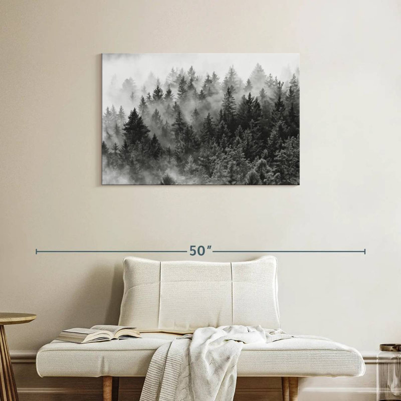 Alvord Misty Summer Forest, H 24 po x l 36 po