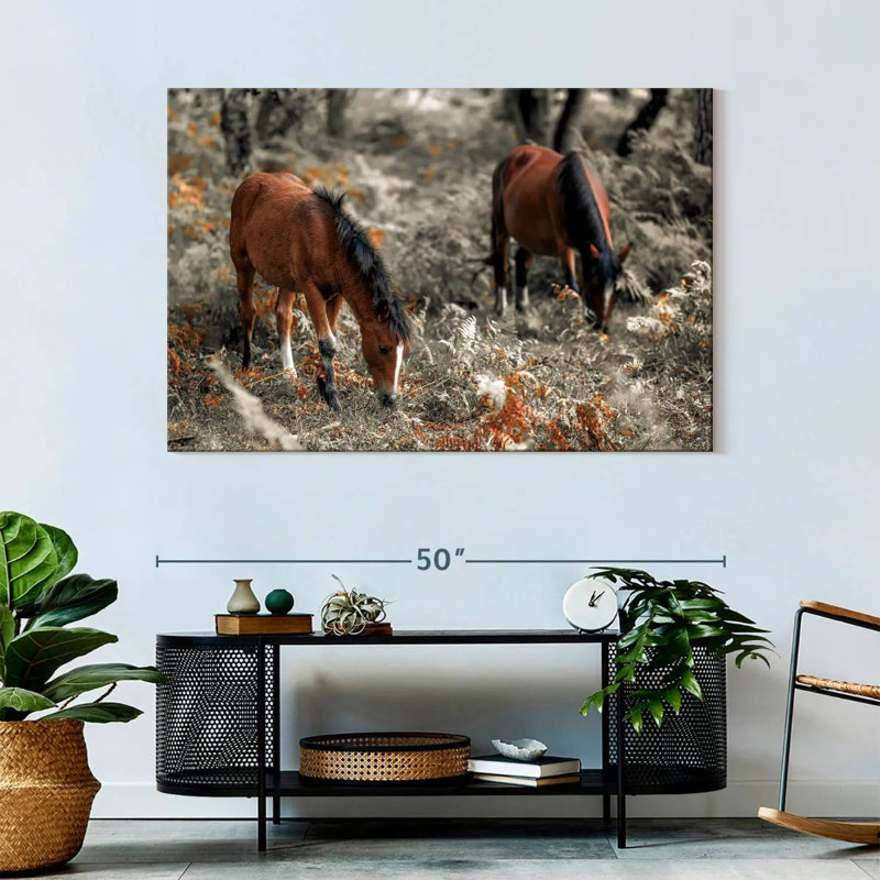 Brampt Horse Trails II, 32" H x 48" W