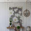 Lustre en bois à quatre lumières
