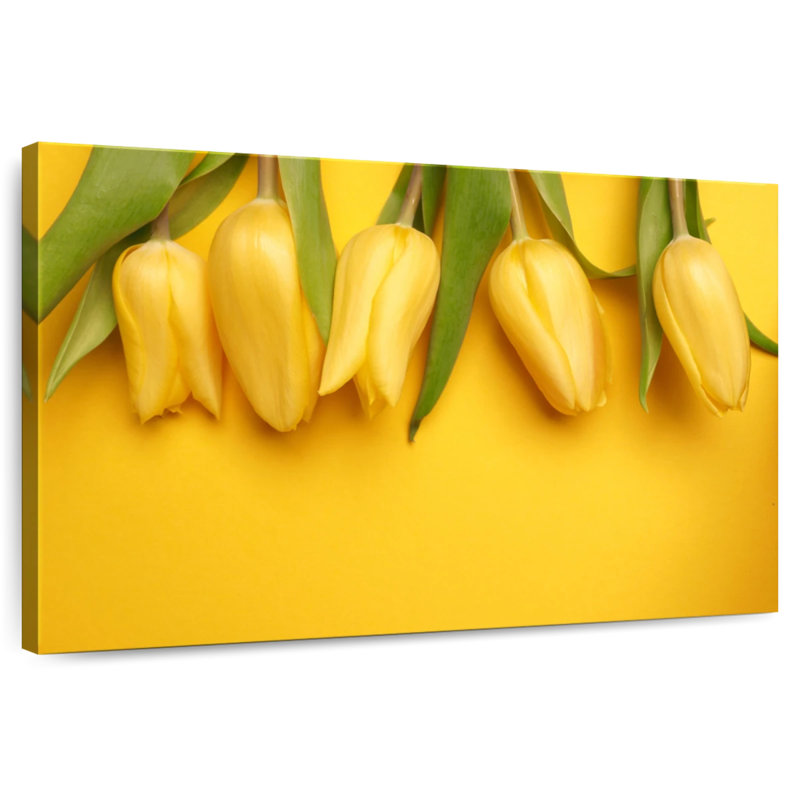 Gamme de tulipes jaunes Harnek, H 16 po x l 24 po