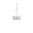 Silver Lantern Metal Chandelier With Silver Shades