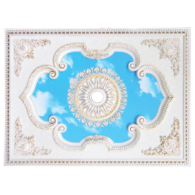 Rectangle médaillon de plafond