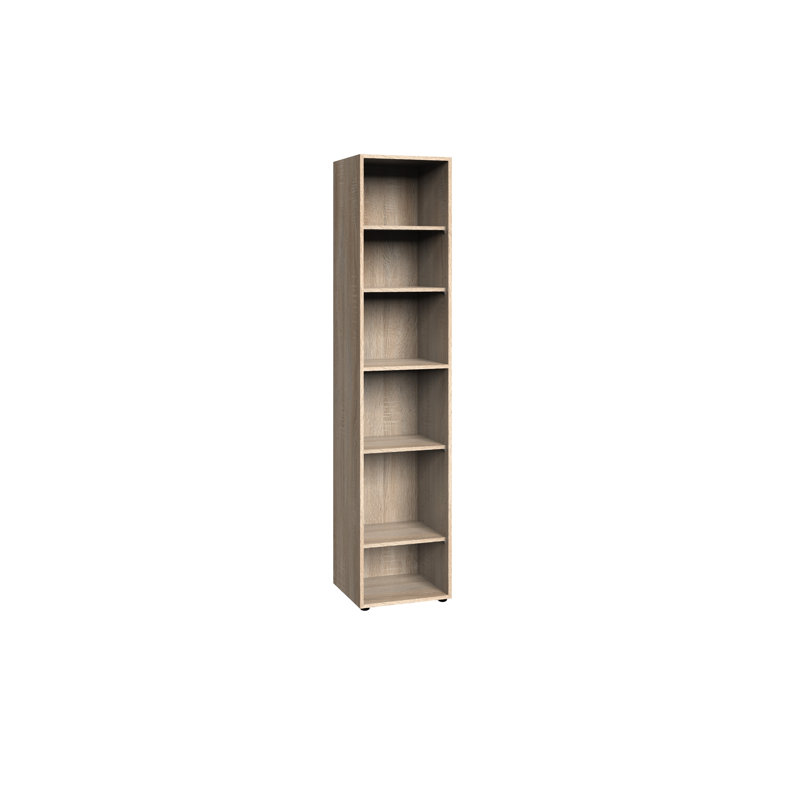 Alin 40cm W Manufactured Wood Shelving Unit, Oak Sawed Raw