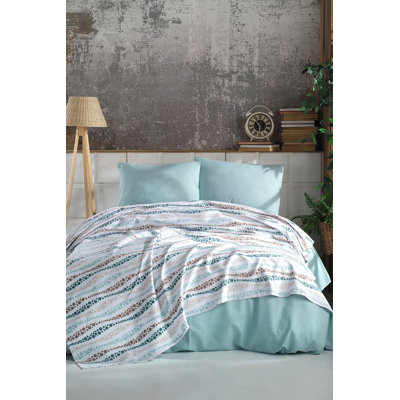 Cotton Striped Duvet Cover Set