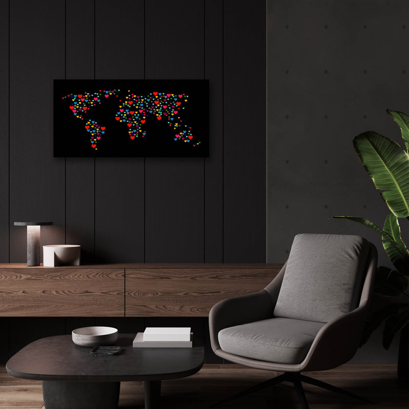 «Heart Map» par Mark Ashkenazi, H 12 po x l 24 po