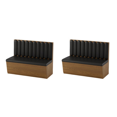 Banc rembourré en similicuir