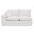 107'' Modern Boucle L-Shaped Sectional Sofa With Ottomans